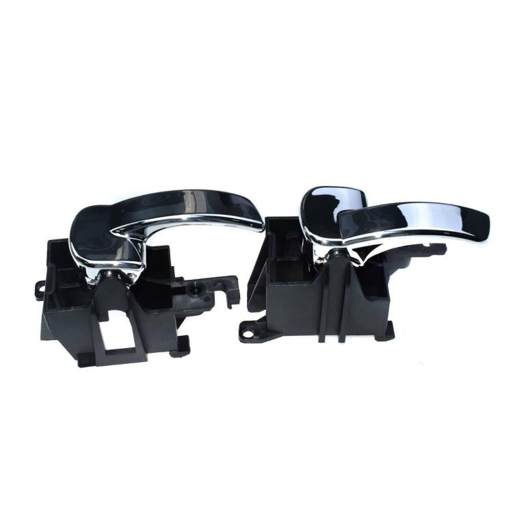 For Nissan Pathfinder Car Left and Right Chrome Interior Door Handles, Left 80671-4X02B, Right 80670-4X02B