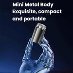 男性用 ポータブル 電気シェーバー LCDディスプレイ付き – 旅行に便利なミニシェーバー USB Type-C 急速充電 防水 洗えるデザイン 6枚刃 ダークメタリックグレー 浮動刃 ダークメタリックグレー 6枚刃 ブラック 浮動刃 ブラック