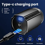 男性用 ポータブル 電気シェーバー LCDディスプレイ付き – 旅行に便利なミニシェーバー USB Type-C 急速充電 防水 洗えるデザイン 6枚刃 ダークメタリックグレー 浮動刃 ダークメタリックグレー 6枚刃 ブラック 浮動刃 ブラック