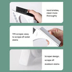 3-in-1窓掃除ツール 多機能隙間ブラシ 家庭用ガラスワイパー
