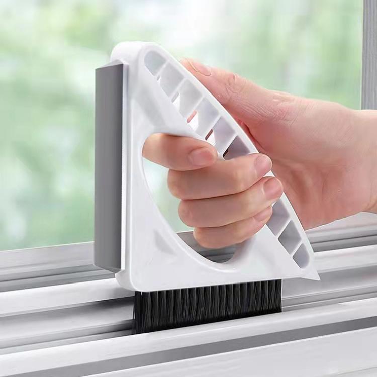 3-in-1窓掃除ツール 多機能隙間ブラシ 家庭用ガラスワイパー