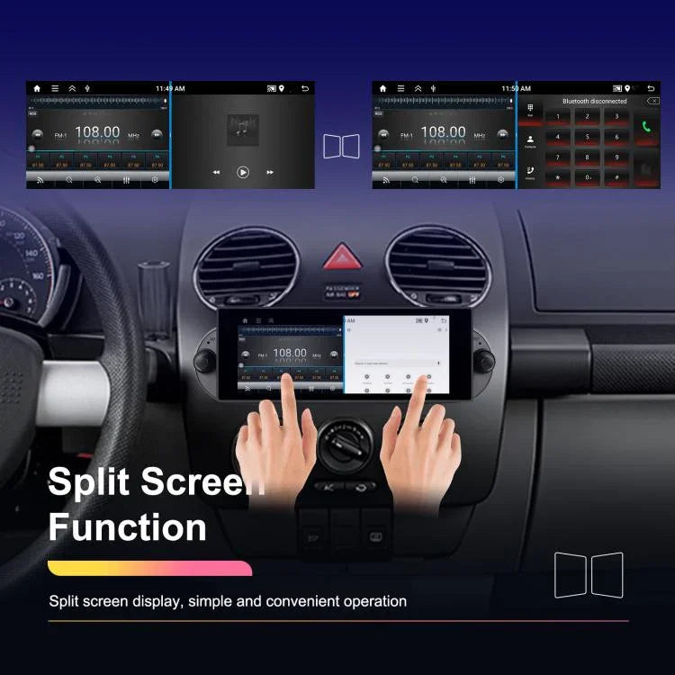 フォルクスワーゲン ビートル 2002-2010年用 6.86インチ 2+64G 横型スクリーン Android カープレーヤー, 標準, 標準+AHD+マイク