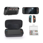 DOBE TNS-5112 Switch 2用 10イン1 ホスト収納バッグ＋クリスタルケース＋強化ガラスフィルム＋ロッカーキャップ落下防止セット
