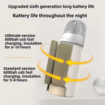 18Wワイヤレスベビーボトルウォーマー 6段階温度設定 母乳・粉ミルク用ミルクサーモカバー 6000mAh、8000mAh、10000mAh