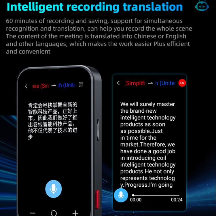 3.1インチ画面 多言語AI翻訳機 139オンライン/17オフライン言語 リアルタイム音声・写真・テキスト翻訳, Z15W