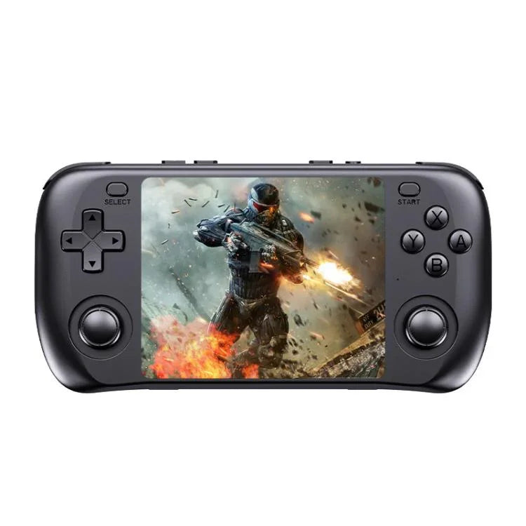 H36S 3.5インチIPS HDスクリーン レトロPSPゲーム機 Linuxシステム GBA携帯型ビデオゲーム機、64G、128G