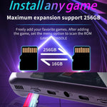H36S 3.5インチIPS HDスクリーン レトロPSPゲーム機 Linuxシステム GBA携帯型ビデオゲーム機、64G、128G