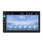 7インチ 有線CarPlay デュアルUSB MP5プレーヤー Bluetooth 大画面 カーセンターコントロール, 標準, 標準+12灯カメラ