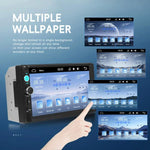 7インチ 有線CarPlay デュアルUSB MP5プレーヤー Bluetooth 大画面 カーセンターコントロール, 標準, 標準+12灯カメラ
