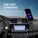 7インチ 有線CarPlay デュアルUSB MP5プレーヤー Bluetooth 大画面 カーセンターコントロール, 標準, 標準+12灯カメラ