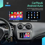 アルファロメオ MITO 2008-2016年用 7インチ 横型スクリーン Android 15 CarPlay カーセンターコントロール統合機, 4+64G, 2+64G