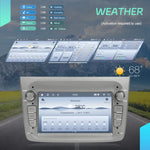 アルファロメオ MITO 2008-2016年用 7インチ 横型スクリーン Android 15 CarPlay カーセンターコントロール統合機, 4+64G, 2+64G