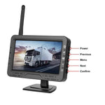 4.3 inch Digital Wireless HD 1 To 1 Reversing Display Car Center Control All-in-One Machine, With Long License Plate Holder North America, With Short License Plate Holder Europe