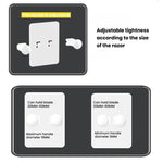 3pcs /Pack Wall-Mounted No-Drill Shaver Organizer Manual/Safety Razor Hook