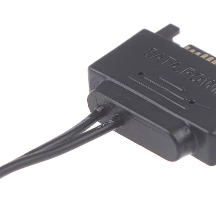 SATAオスから5.5 x 2.1mm DC接続ケーブル 12V電源ケーブル, 20cm, 50cm, 100cm