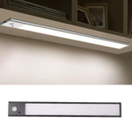 充電式 モーションセンサー ライトバー キャビネット ワードローブランプ リモコン付き 20cm シルバー、40cm シルバー、60cm シルバー、80cm シルバー、20cm ブラック、40cm ブラック、60cm ブラック、80cm ブラック
