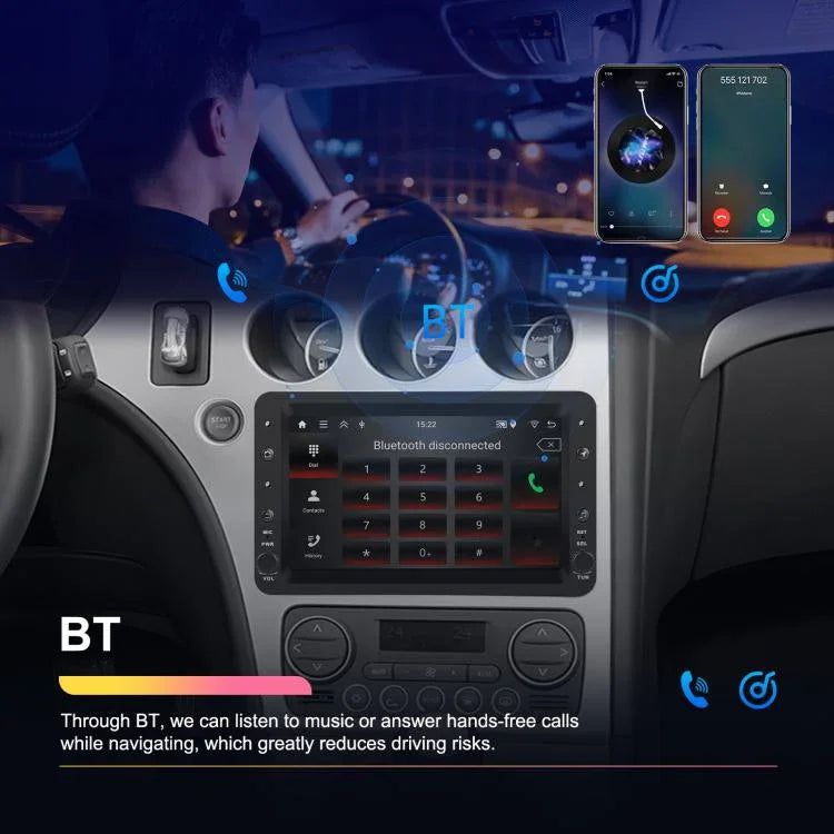 アルファロメオ 159 7インチ 横型スクリーン CarPlay カーナビゲーション カーセンターコントロール統合機, 2+64G, 4+64G