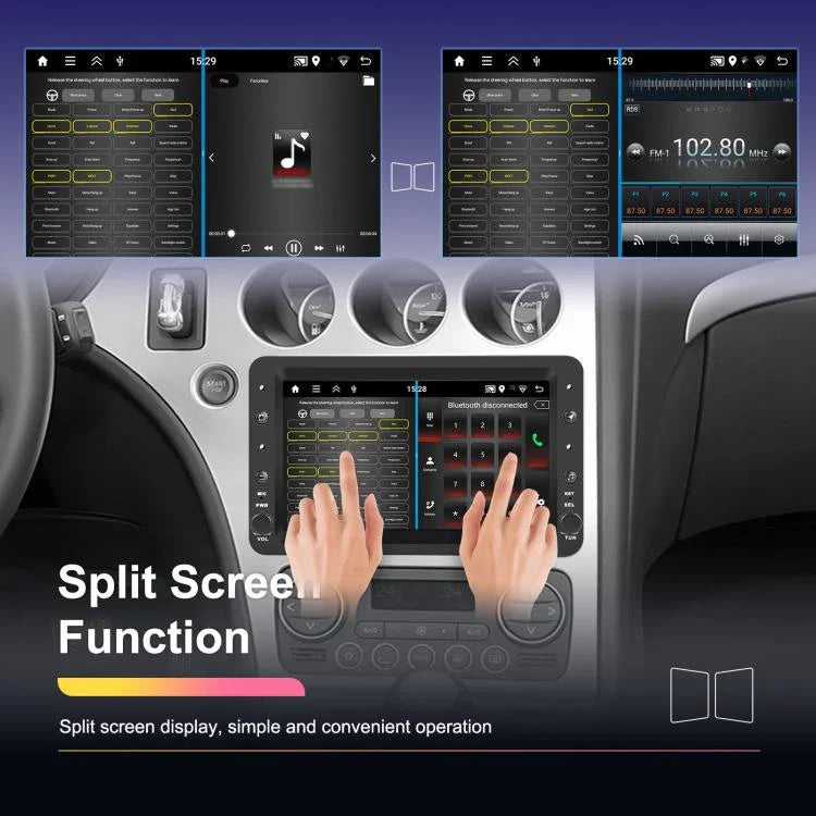 アルファロメオ 159 7インチ 横型スクリーン CarPlay カーナビゲーション カーセンターコントロール統合機, 2+64G, 4+64G
