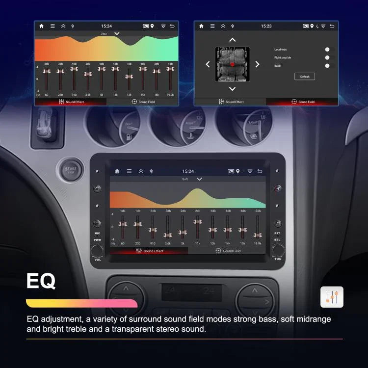 アルファロメオ 159 7インチ 横型スクリーン CarPlay カーナビゲーション カーセンターコントロール統合機, 2+64G, 4+64G