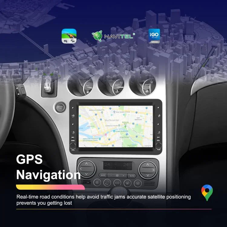 アルファロメオ 159 7インチ 横型スクリーン CarPlay カーナビゲーション カーセンターコントロール統合機, 2+64G, 4+64G