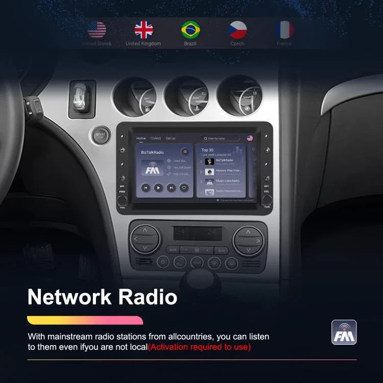 アルファロメオ 159 7インチ 横型スクリーン CarPlay カーナビゲーション カーセンターコントロール統合機, 2+64G, 4+64G