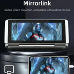 6.86インチ 折りたたみ式ポータブル Bluetooth カーMP5プレーヤー MirrorLink/CarPlay/Android Auto対応, B5370, B5370+4LEDリバースカメラ, B5370+8LEDリバースカメラ, B5370+12LEDリバースカメラ