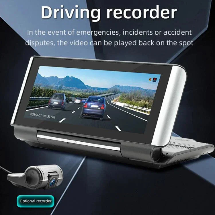 6.86インチ 折りたたみ式ポータブル Bluetooth カーMP5プレーヤー MirrorLink/CarPlay/Android Auto対応, B5370, B5370+4LEDリバースカメラ, B5370+8LEDリバースカメラ, B5370+12LEDリバースカメラ
