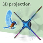60cm 3D ホログラフィックファン 1600x720解像度 & 720 LEDs WiFi/APP DIYコンテンツコントロール、米国プラグ、EUプラグ、英国プラグ、オーストラリアプラグ