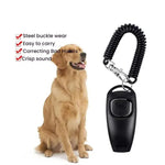 2イン1 ペットトレーニングクリック 犬笛 長いリストバンド付き