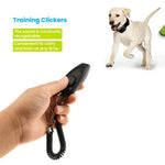 2イン1 ペットトレーニングクリック 犬笛 長いリストバンド付き