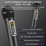 SDRD 木製ボックスカラオケマシン ワイヤレスデュアルマイク内蔵オールインワンスピーカーシステム Uディスク/TFカード対応