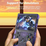 R36XX デュアルバンドWiFiハンドヘルドゲームコンソール 3.5インチIPS HD Mipiスクリーン オープンソースLinux OS、64G、128G