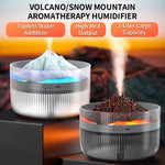 2L 火山性エッセンシャルオイルディフューザー 加湿器 大容量 アロマセラピーミストディフューザー トップフィルウォータータンク
