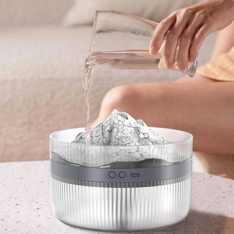 2L 火山性エッセンシャルオイルディフューザー 加湿器 大容量 アロマセラピーミストディフューザー トップフィルウォータータンク