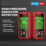 HABOTEST HT628B マルチフィールドEMFメーター 充電式電磁波測定器、HT628B