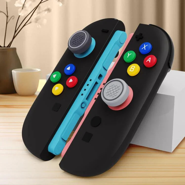 For Nintendo Switch 2 Joy-Con Controllers Silicone Button Skins & Joystick Caps Set