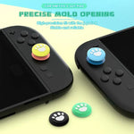 Nintendo Switch 2 Joy-Con用2ペア クロー柄シリコンサムグリップキャップボタンカバー