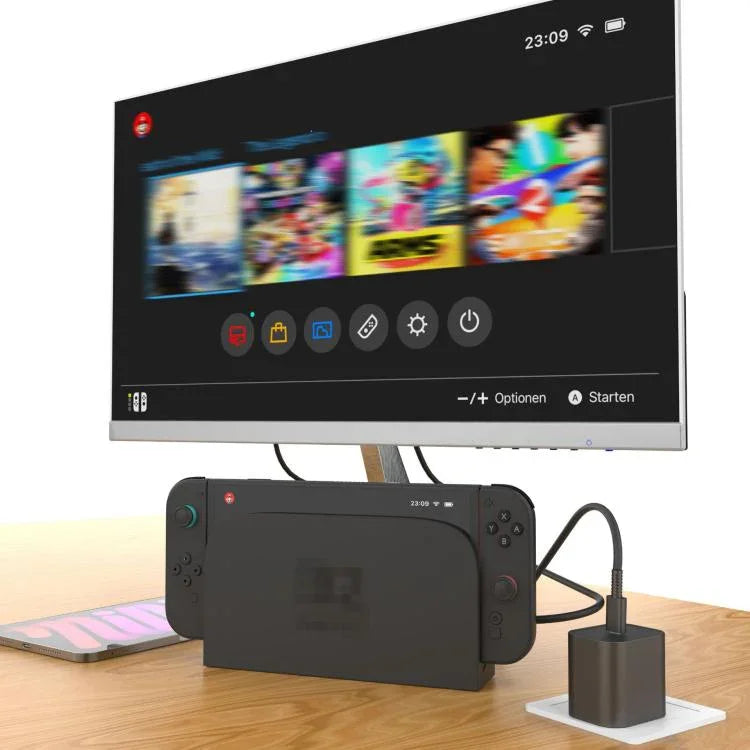 Nintendo Switch 2用急速充電器60W電源アダプター壁プラグ USB-Cケーブル付き、USプラグ