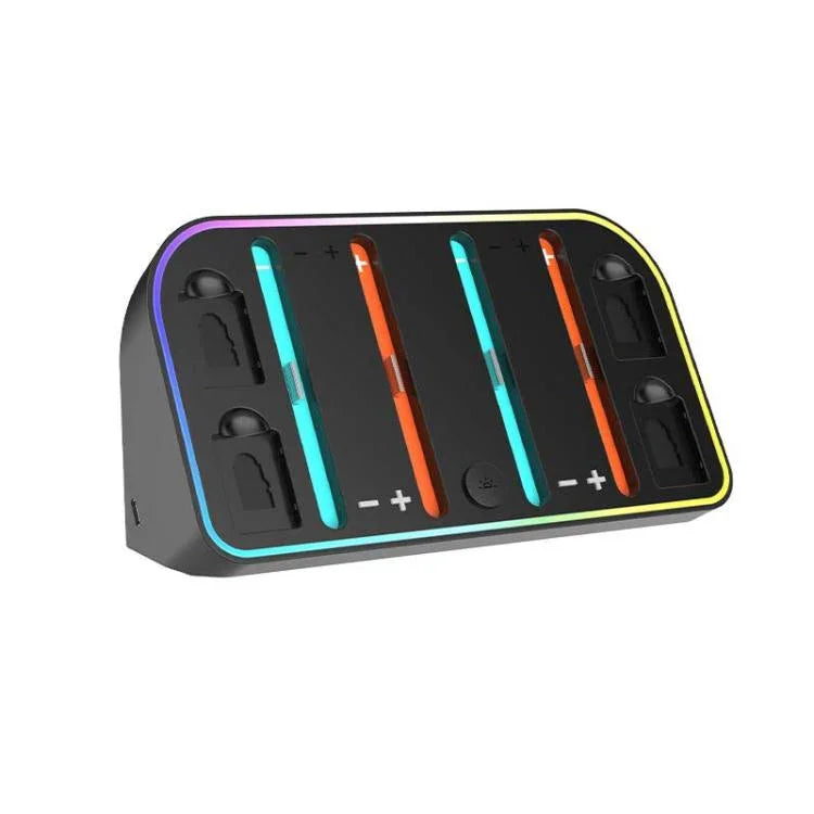 Nintendo Switch 2 JoyCon用壁掛け充電ドック RGBライト付き、HBS-2807