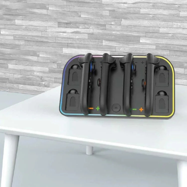 Nintendo Switch 2 JoyCon用壁掛け充電ドック RGBライト付き、HBS-2807