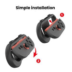 Nintendo Switch 2用ジョイコン1ペア コンフォートグリップ 調節可能なリストバンド付き