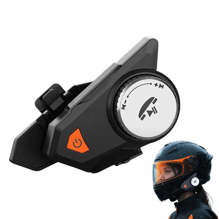 M9 バイク用ヘルメット Bluetooth ヘッドセット IPX6 防水、自動応答、ライダー/配達/グループインタコム向け高音質、M9