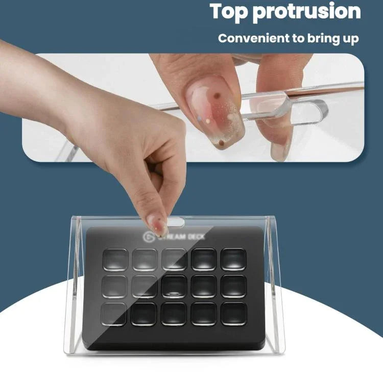 Elgato Stream Deck MK.2 ライブコンソール用 防塵アクリルカバー