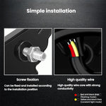 1pairs Motorcycle High-Brightness Winged Eagle Eye Lights Modified Headlights