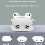 Meta Quest 3S / 3 / 2 用 iplay HBV-641 ハンドル収納ラック VRヘッドセット充電スタンド LEDライト付き