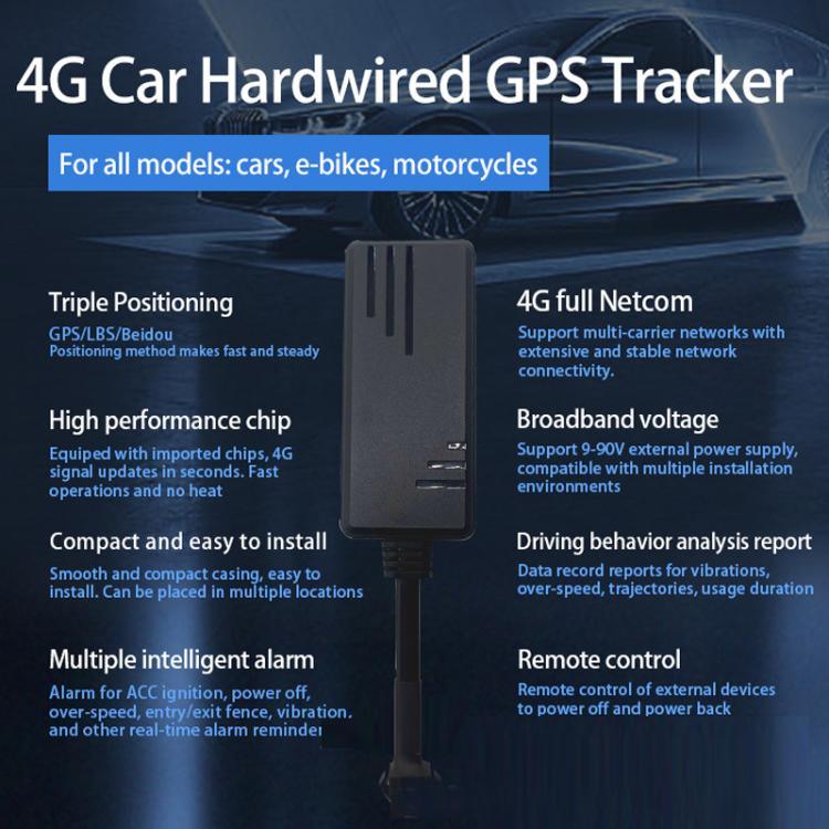 4G 自動車用GPS 南米衛星メーター 盗難防止位置特定器、J16