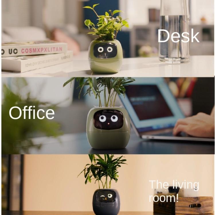マルチセンサー搭載スマートプラントポット WiFi植物モニター 2インチ画面 Mi/Tuyaホームエコシステム対応