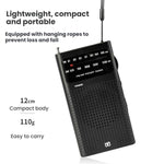 FM/AM全帯域チャンネルポケット携帯ポインターラジオプレーヤー