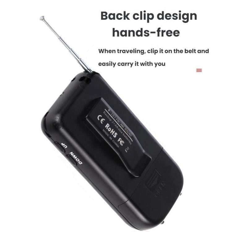 携帯用FM/AM/SWマルチバンド高感度クロック制御ラジオプレーヤー、EU用、US用