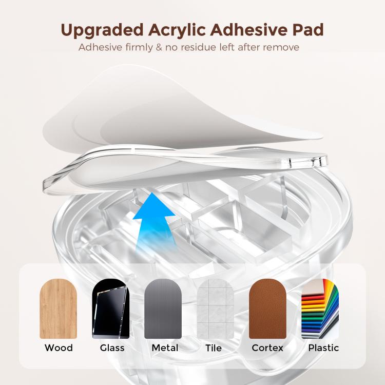 AhaStyle WG178 6個セット 多機能粘着デスクトップケーブルオーガナイザ データ充電ケーブルクリップ
